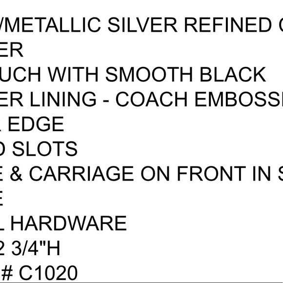 Coach horse and carriage card case coin pouch nwt - Picture 5 of 5